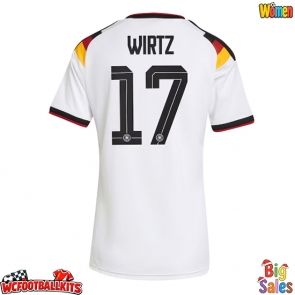 Germany Florian Wirtz #17 Replica Home Stadium Shirt for Women World Cup 2026 Short Sleeve